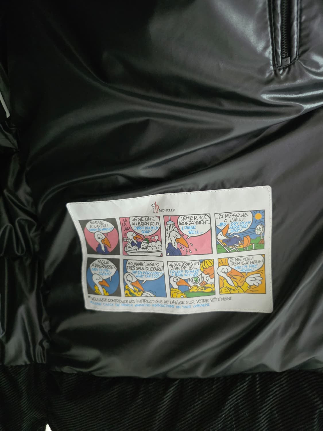 새상품급 몽클레어 코듀로이 체크패턴 패딩 LULE 급처 상품이미지5