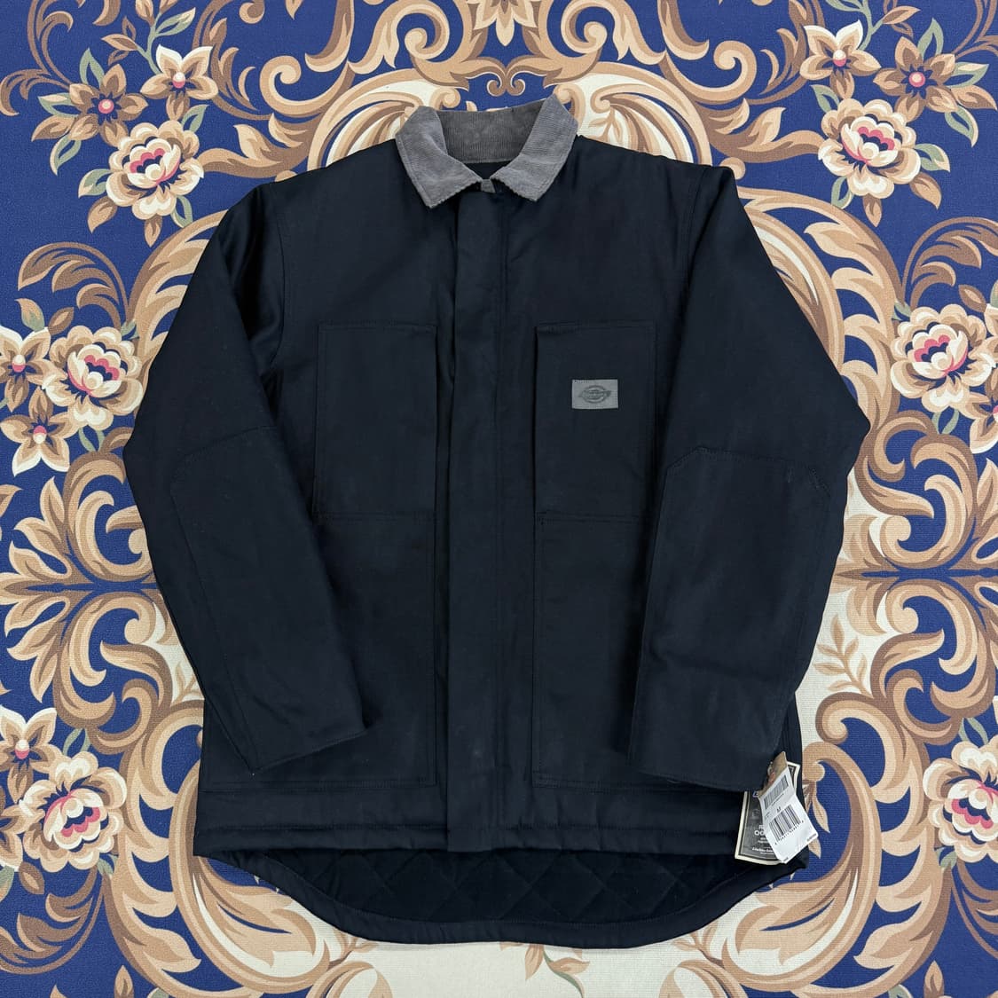 (M)디키즈 DICKIES 코듀로이 칼라 워크자켓(블랙,새상품) 상품이미지1