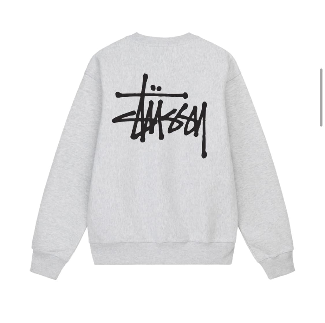 스투시 베이직 크루넥 맨투맨 애쉬 헤더 상품이미지1