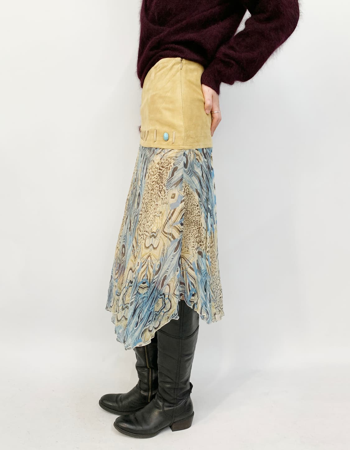 ABSOLU PARIS made in france  웨스턴 스커트 상품이미지1