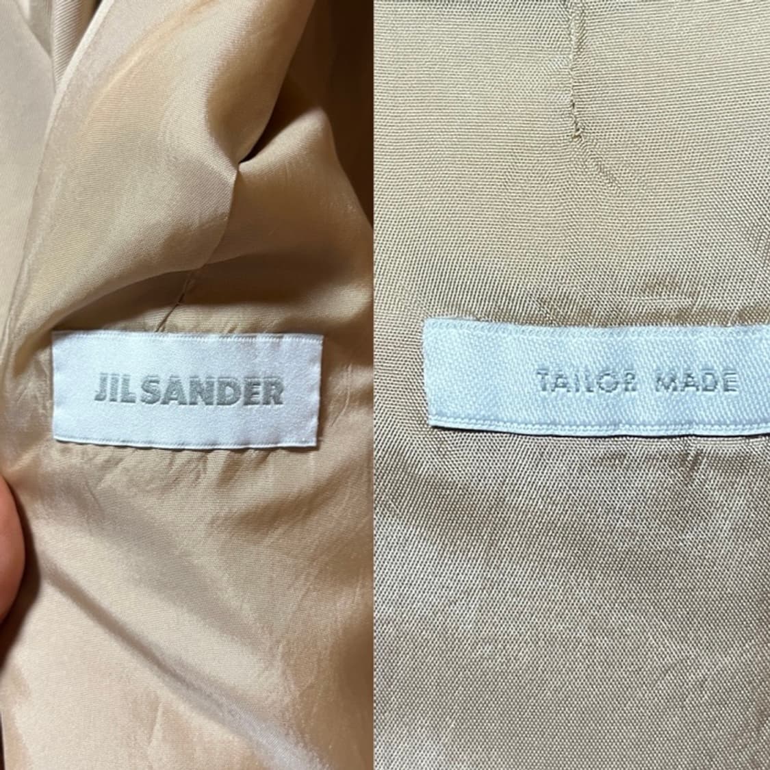 질 샌더 90–00s Tailor Made 더블 코트 상품이미지3