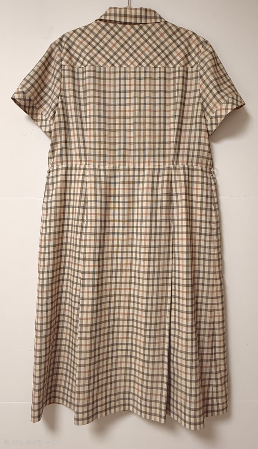 닥스 DAKS 체크 반팔 원피스 상품이미지3