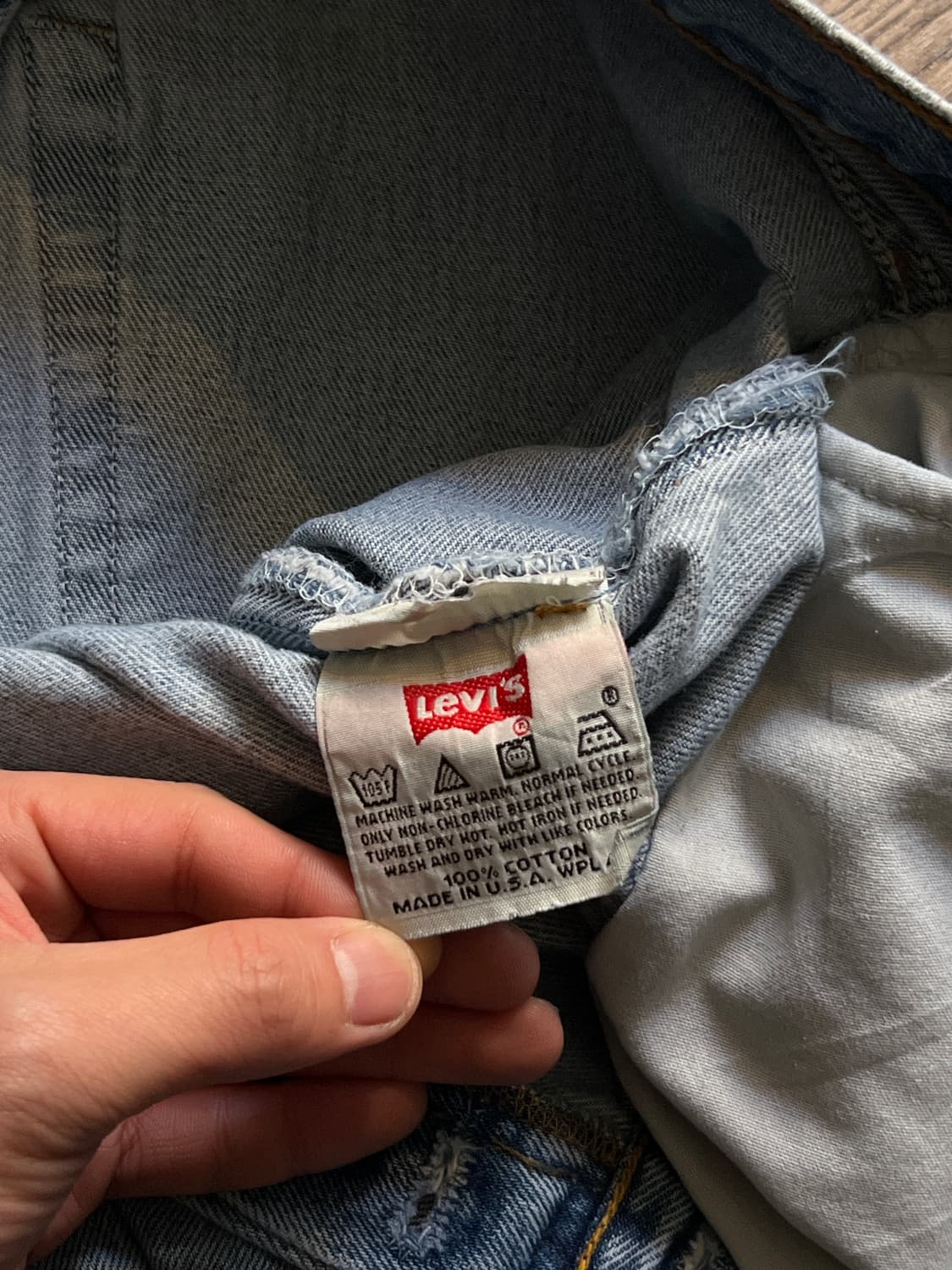[38]90's 리바이스 501 Made in USA 데님 팬츠 S36 상품이미지8