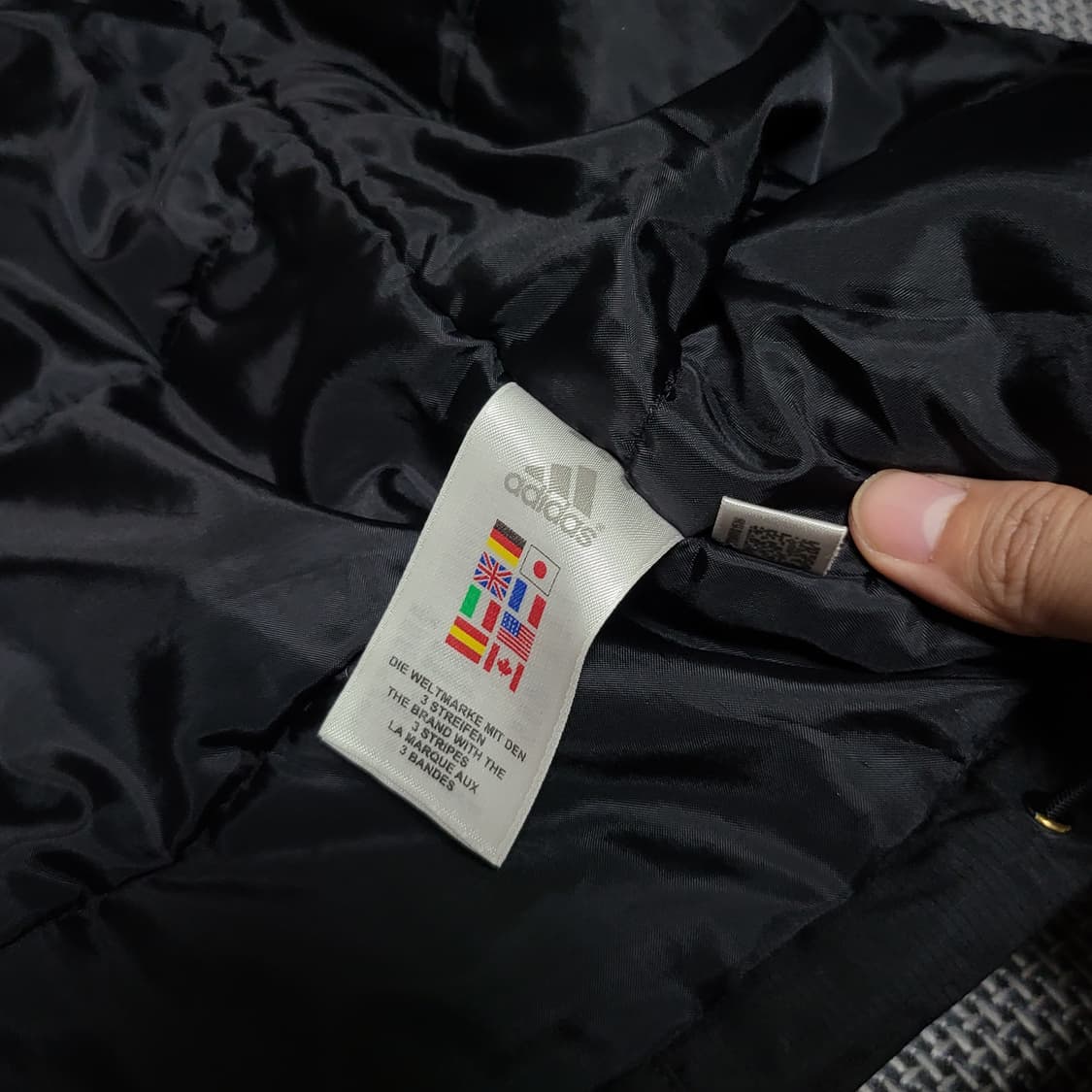 아디다스 올드스쿨 누빔 바람막이 자켓 (100) 상품이미지6