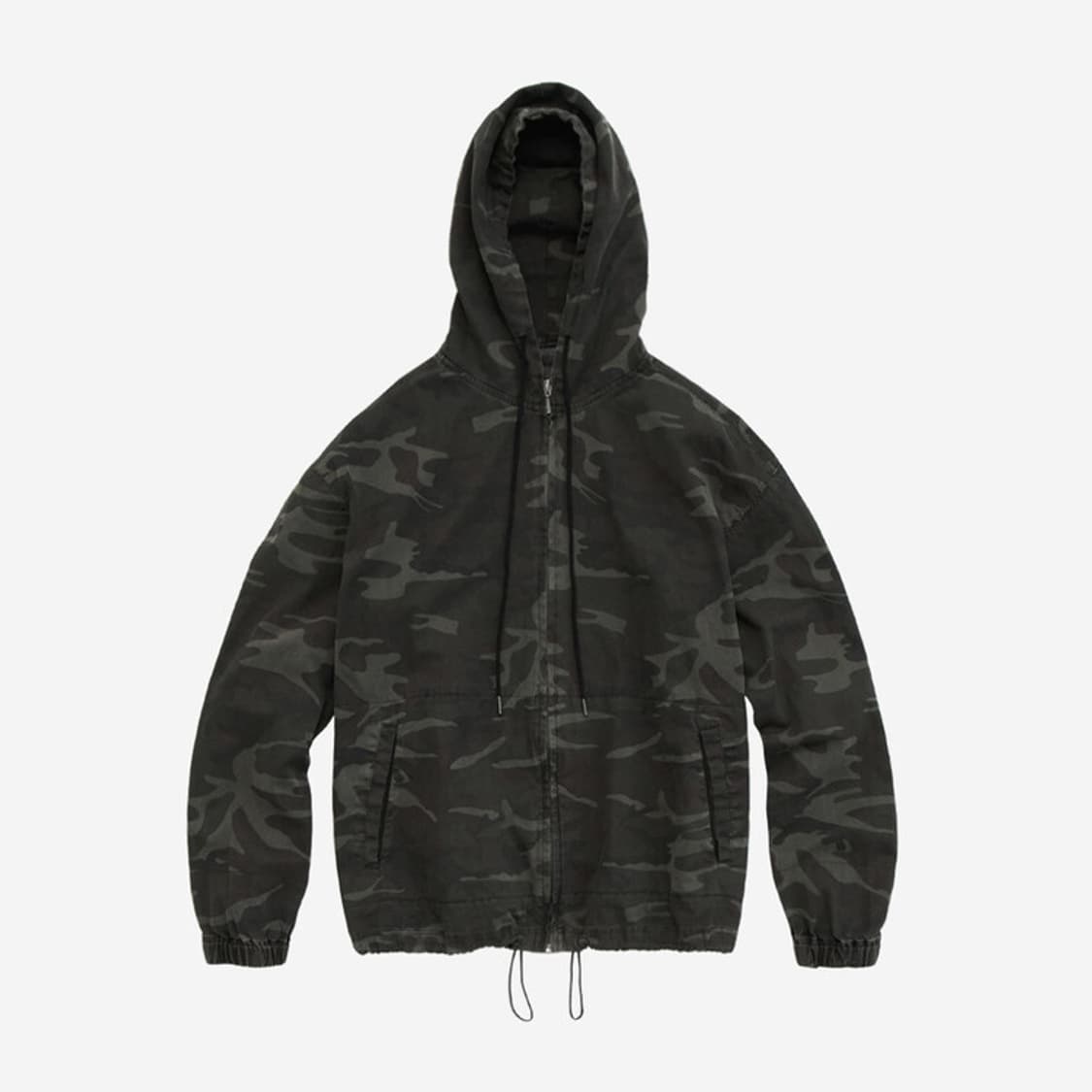 [구매/3]폴리테루 집 후디 파카 카모 올리브 상품이미지1