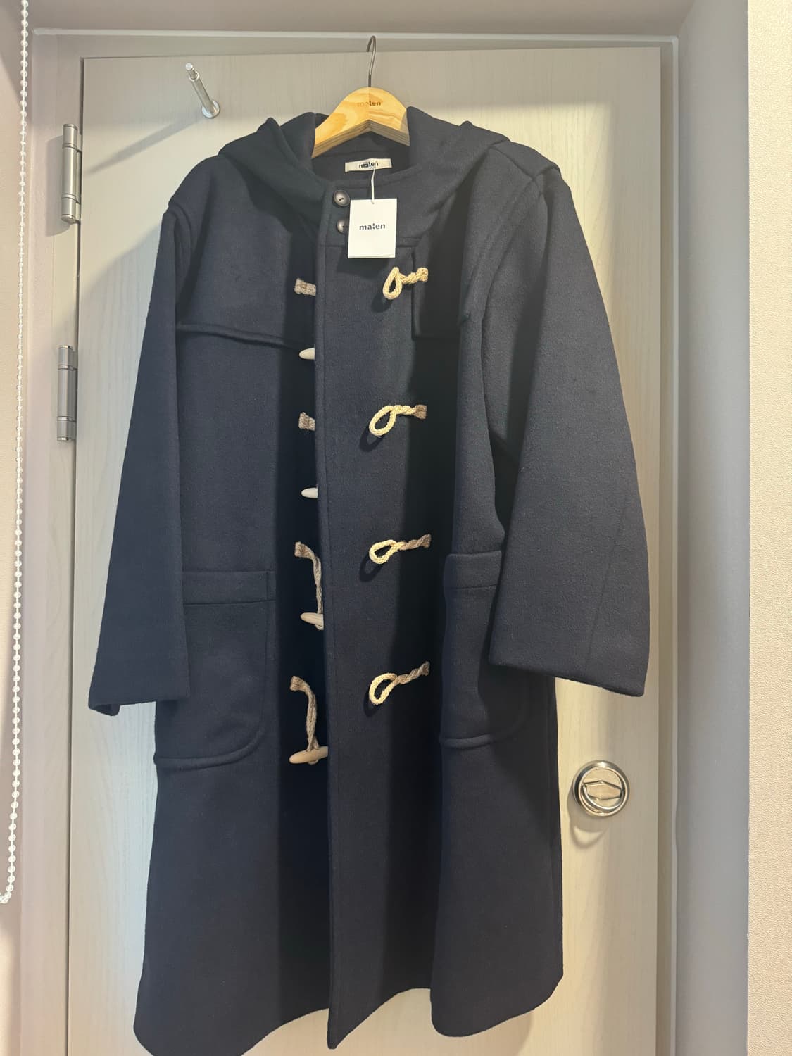 말렌 더플코트 네이비 상품이미지2