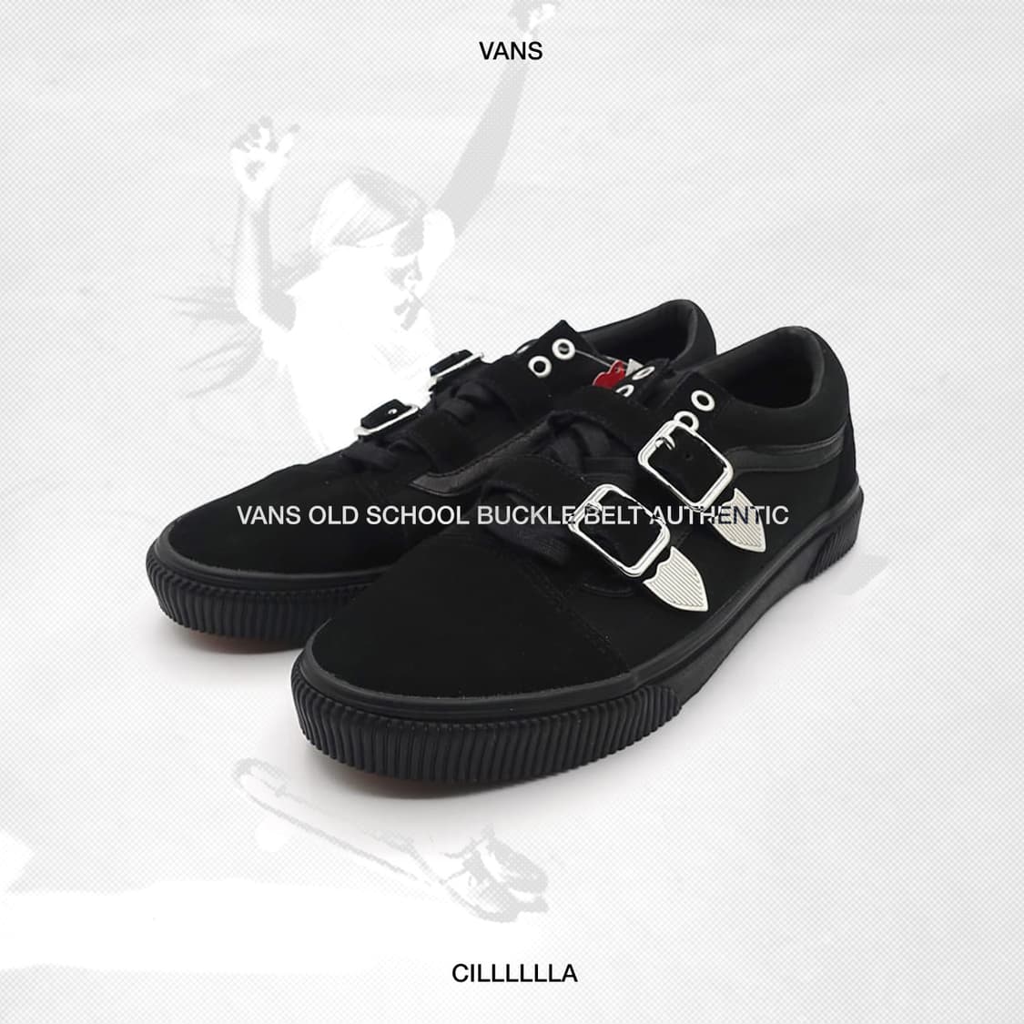 [43,275] Vans 반스 올드스쿨 버클 벨트 어센틱 상품이미지1