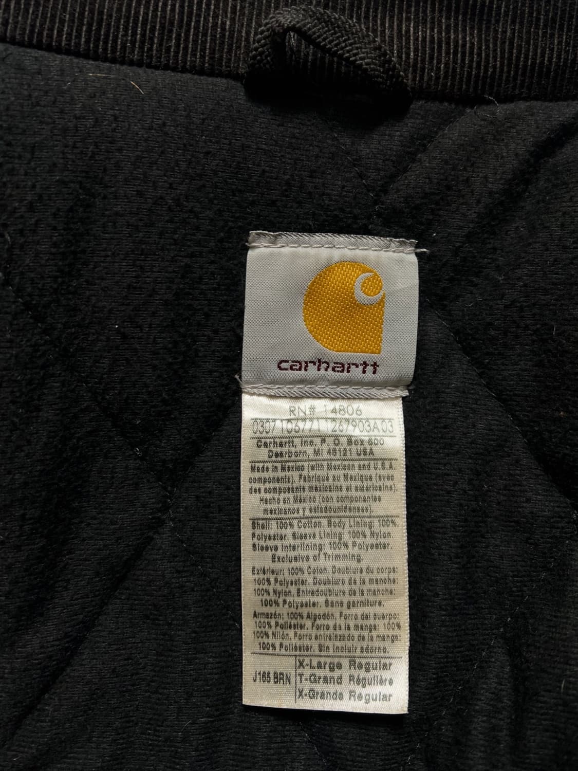 칼하트 J165 워크 자켓 상품이미지5