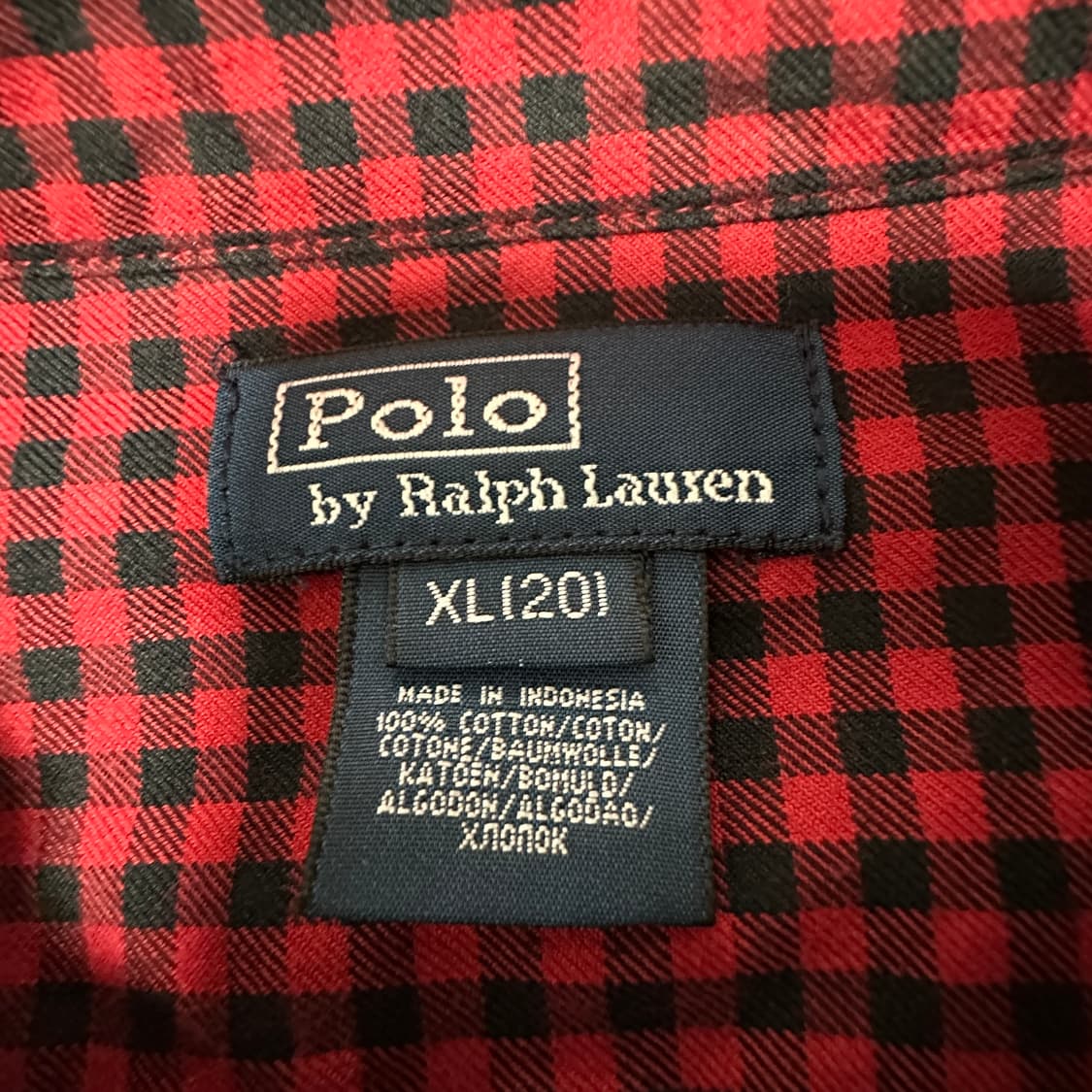 POLO RALPH LAUREN check shirt 상품이미지3