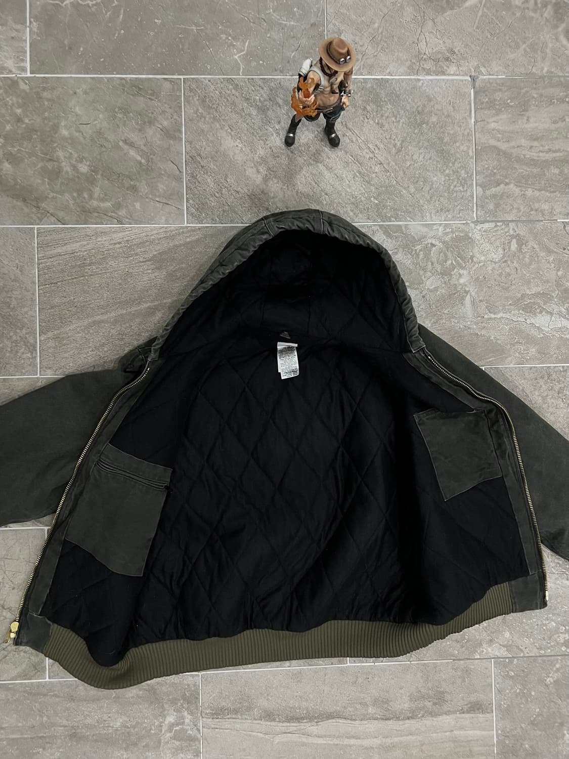 (XL) 칼하트 후드 덕 액티브 자켓 J130 MOS 모스그린 상품이미지3