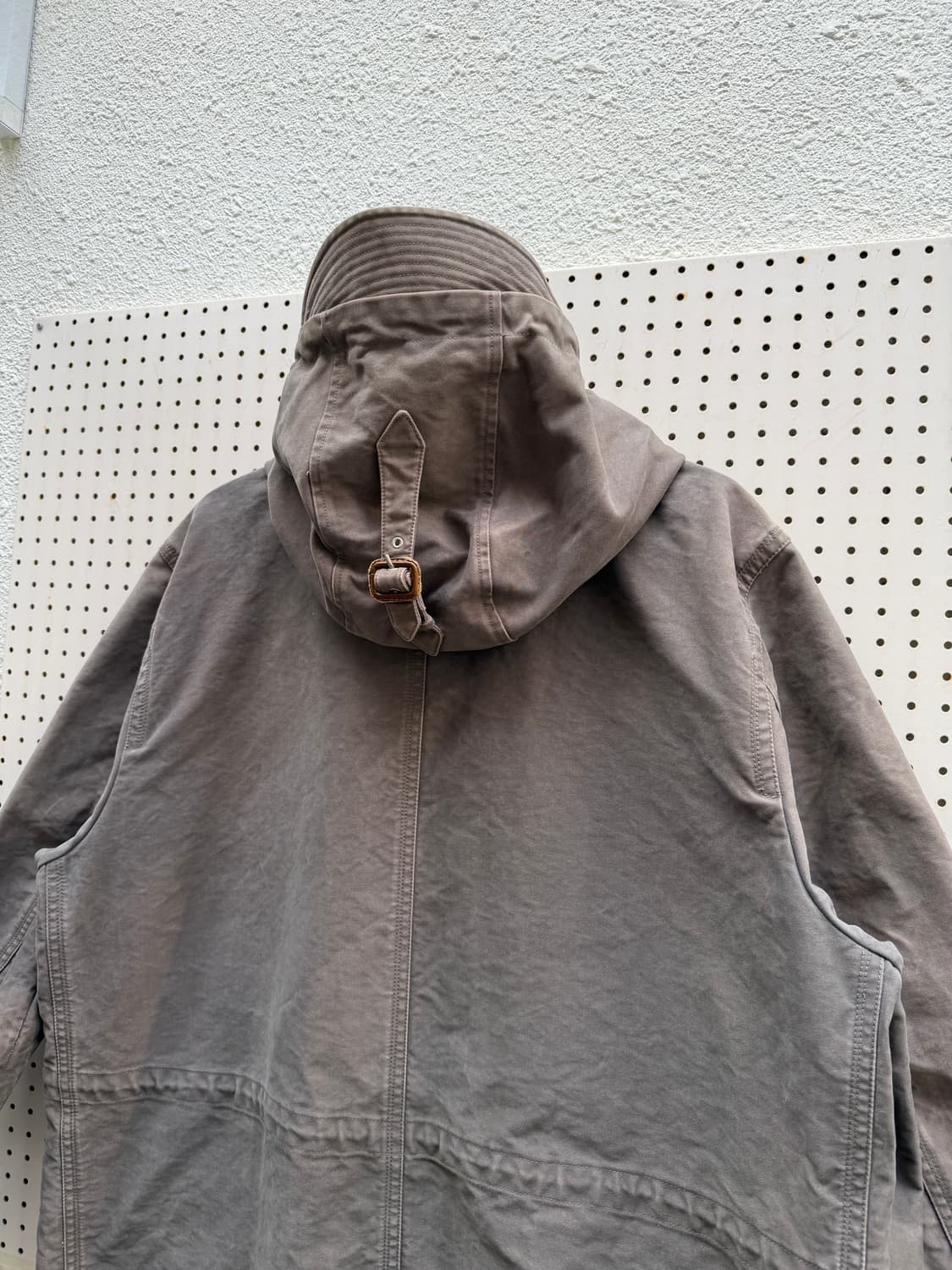 2000s SALVATORE FERRAGAMO 페레가모 몰스킨 후드파카 상품이미지8