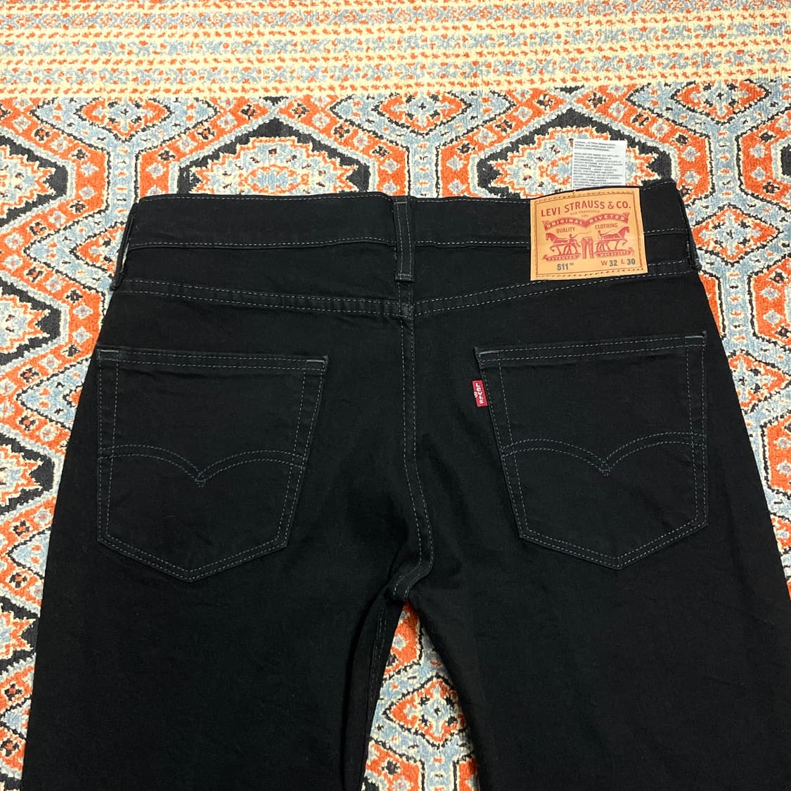 리바이스511 블랙 데님팬츠 남성32/30 상품이미지6