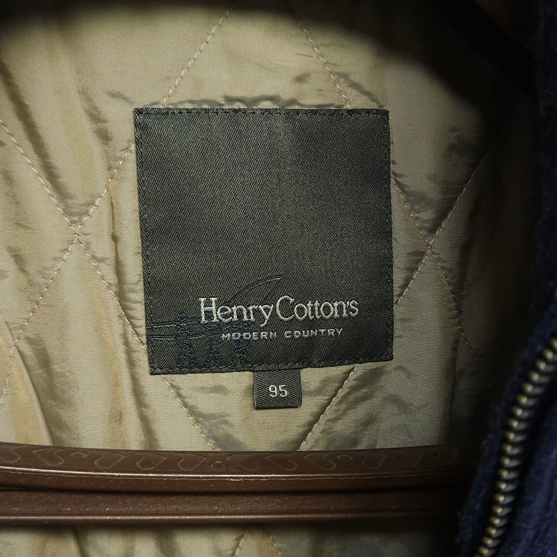 95 ) 헨리코튼 남성 방풍니트 네이비 상품이미지6