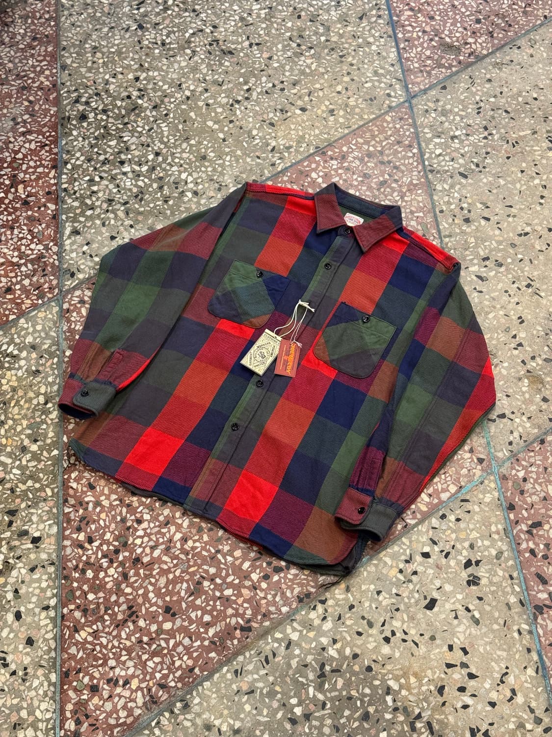 Real McCoy 8HU Check 플란넬 셔츠 (16,새상품) 상품이미지3