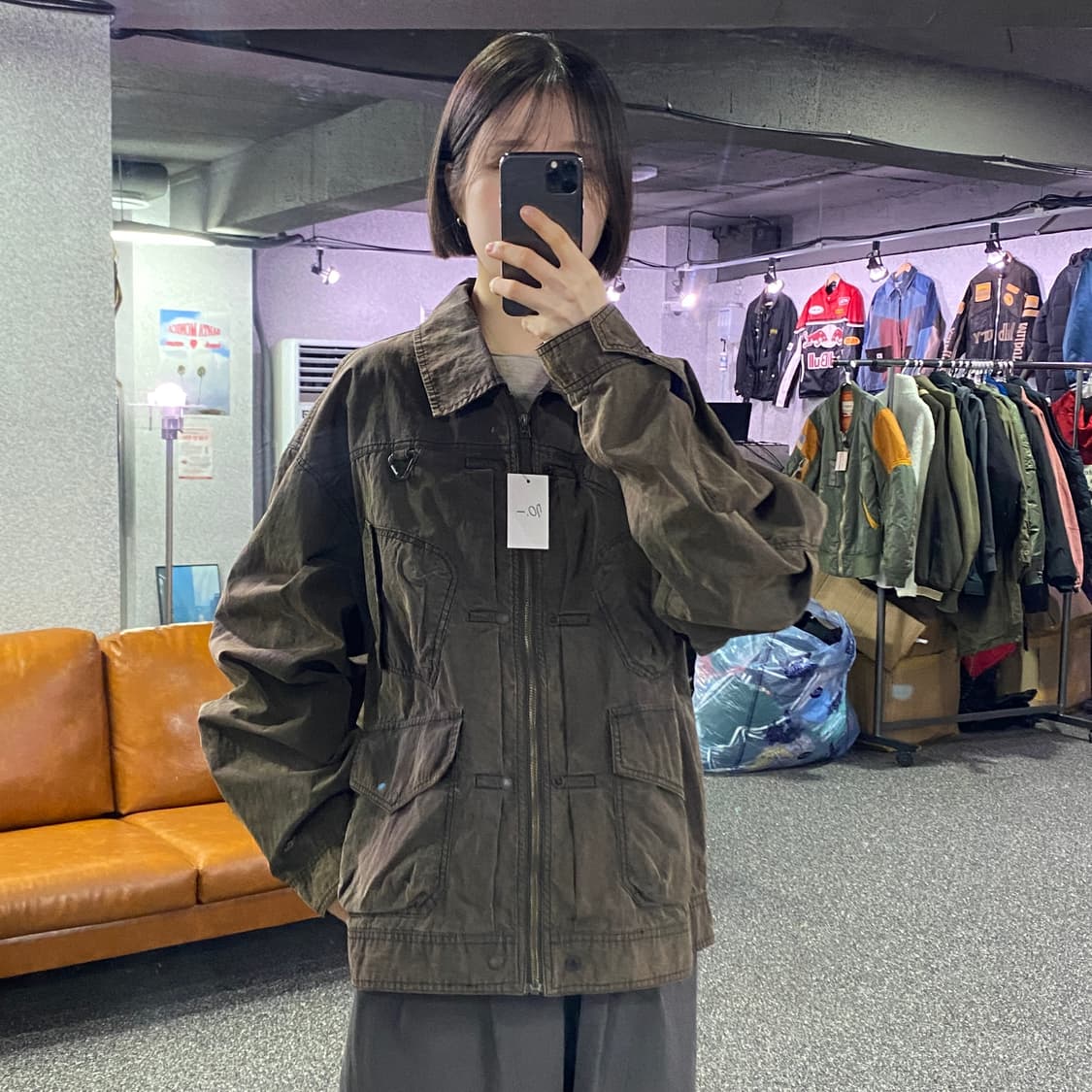 펜필드 멀티포켓 카키 워크자켓 B3470 상품이미지1