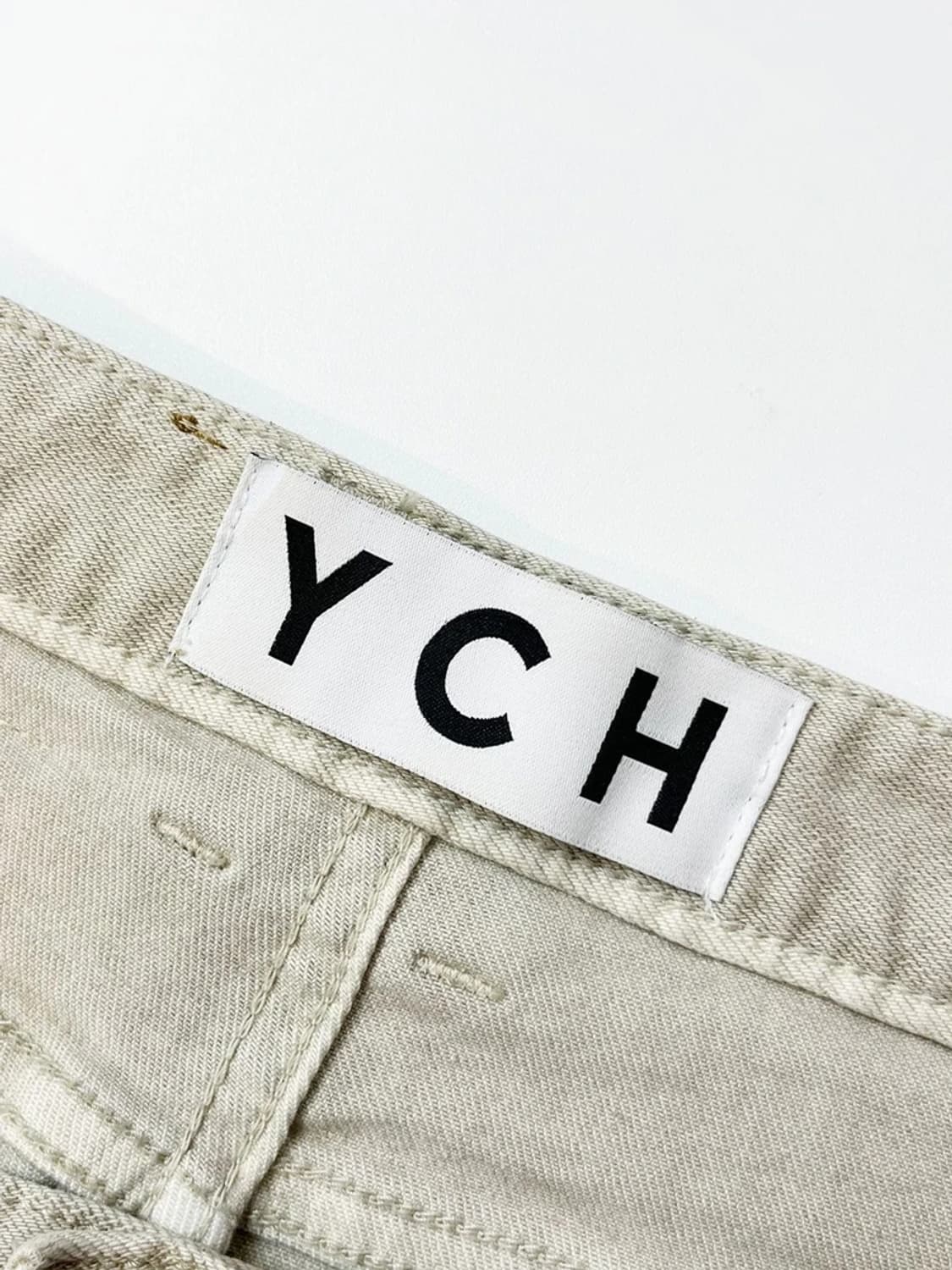 YCH 컷 아웃 세미 부츠컷 팬츠 PN4372 상품이미지8