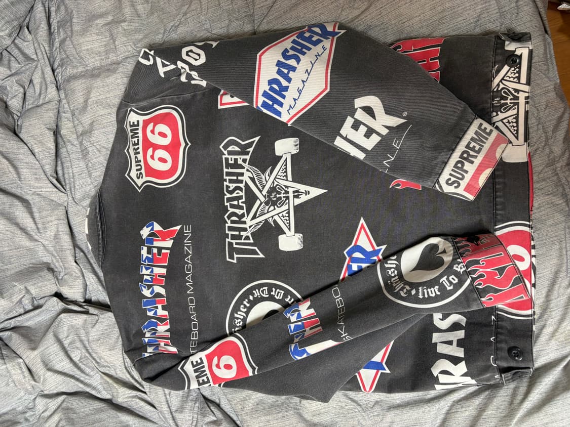 슈프림 트레셔 16 워크자켓 블랙 L 상품이미지5