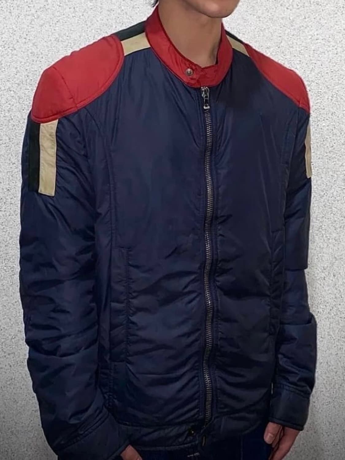 플리마켓 - 돌체앤가바나 나일론 레더 믹스 자켓 상품이미지2