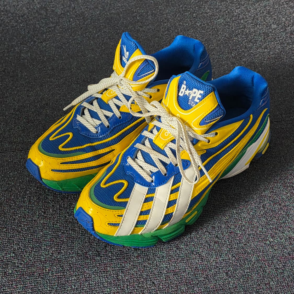 [260] 아디다스×베이프 오르케트로 그린 파워 블루 상품이미지3