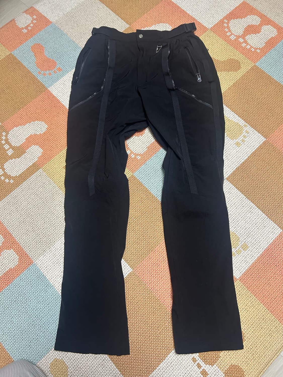 (0) 언더마이카 암셀 멀티 테이핑 티쓰 팬츠 레이븐 블랙 상품이미지2