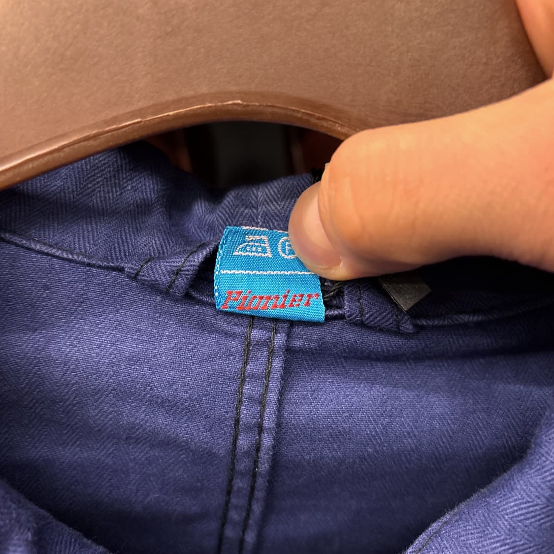 60~80s 피오니어 오리지널 프렌치워크자켓 헤링본 트윌 N803 상품이미지9