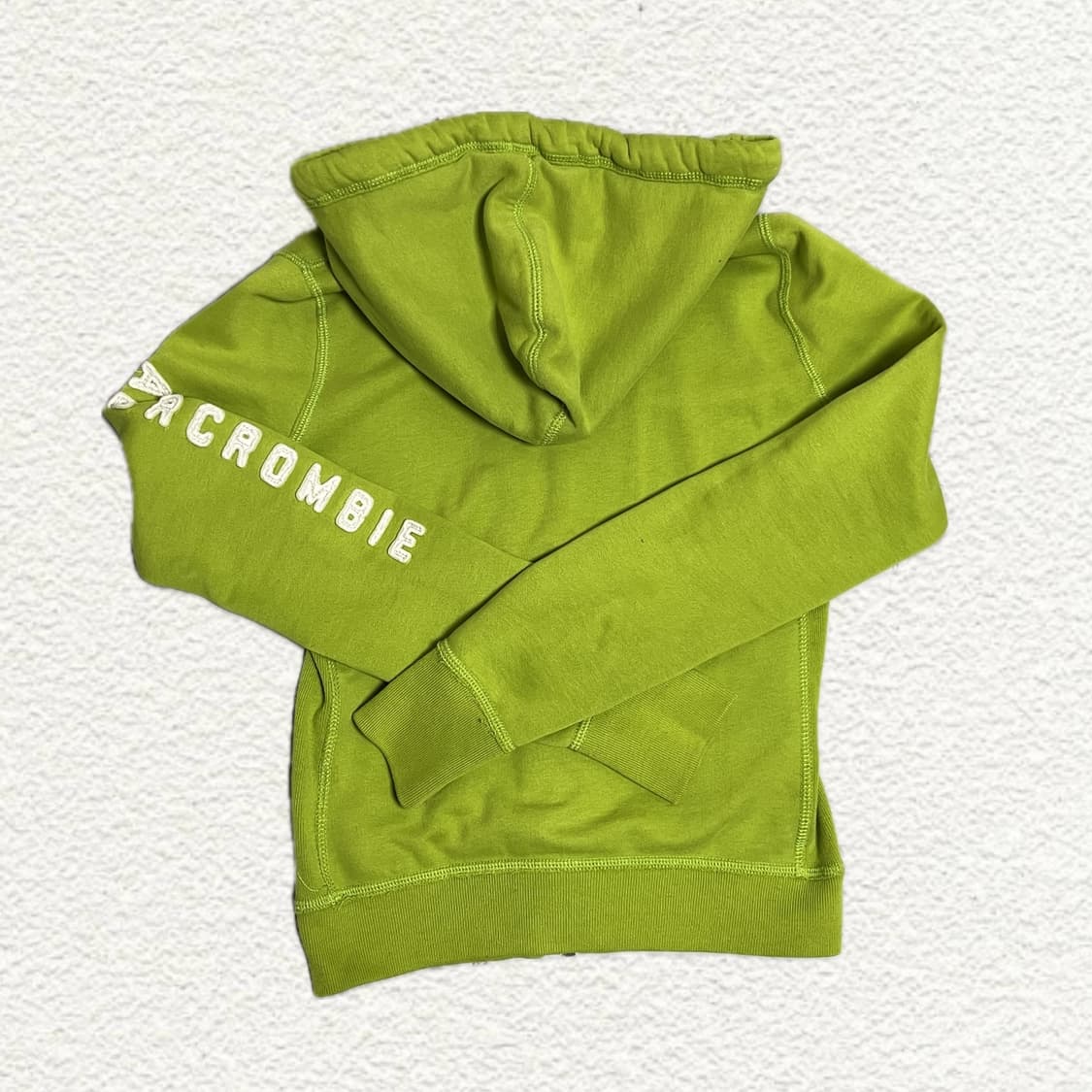 아베크롬비 연두색 후드집업 S 상품이미지2