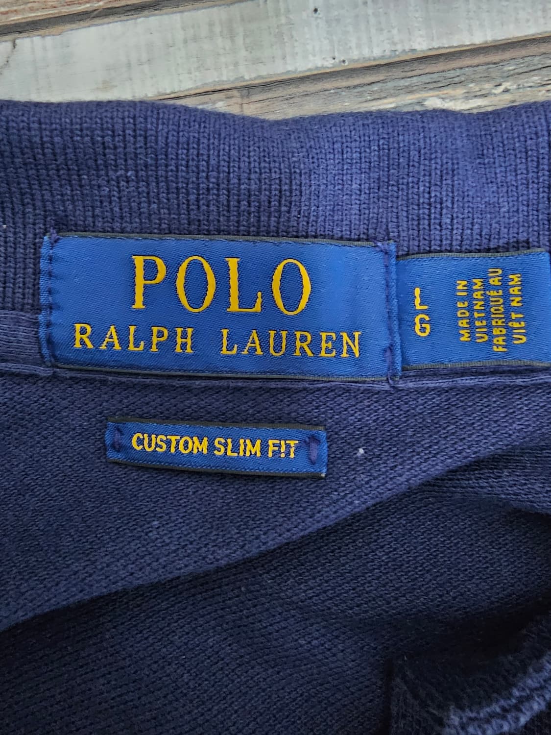 폴로 랄프로렌 네이비 반팔 카라티 L 상품이미지3