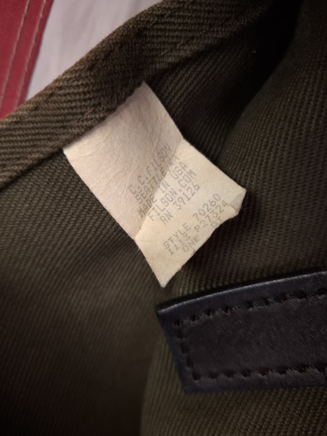 오리지날 필슨 러기드 트윌 토트백 260 상품이미지4