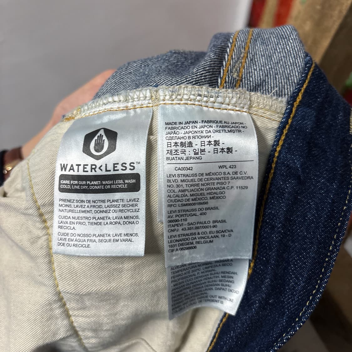 리바이스 LVC 501Z XX 내츄럴 페이딩 셀비지 데님팬츠 N1233 상품이미지9