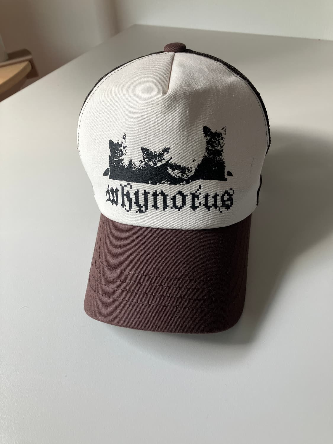 와이낫어스 매쉬 볼캡 브라운 상품이미지1