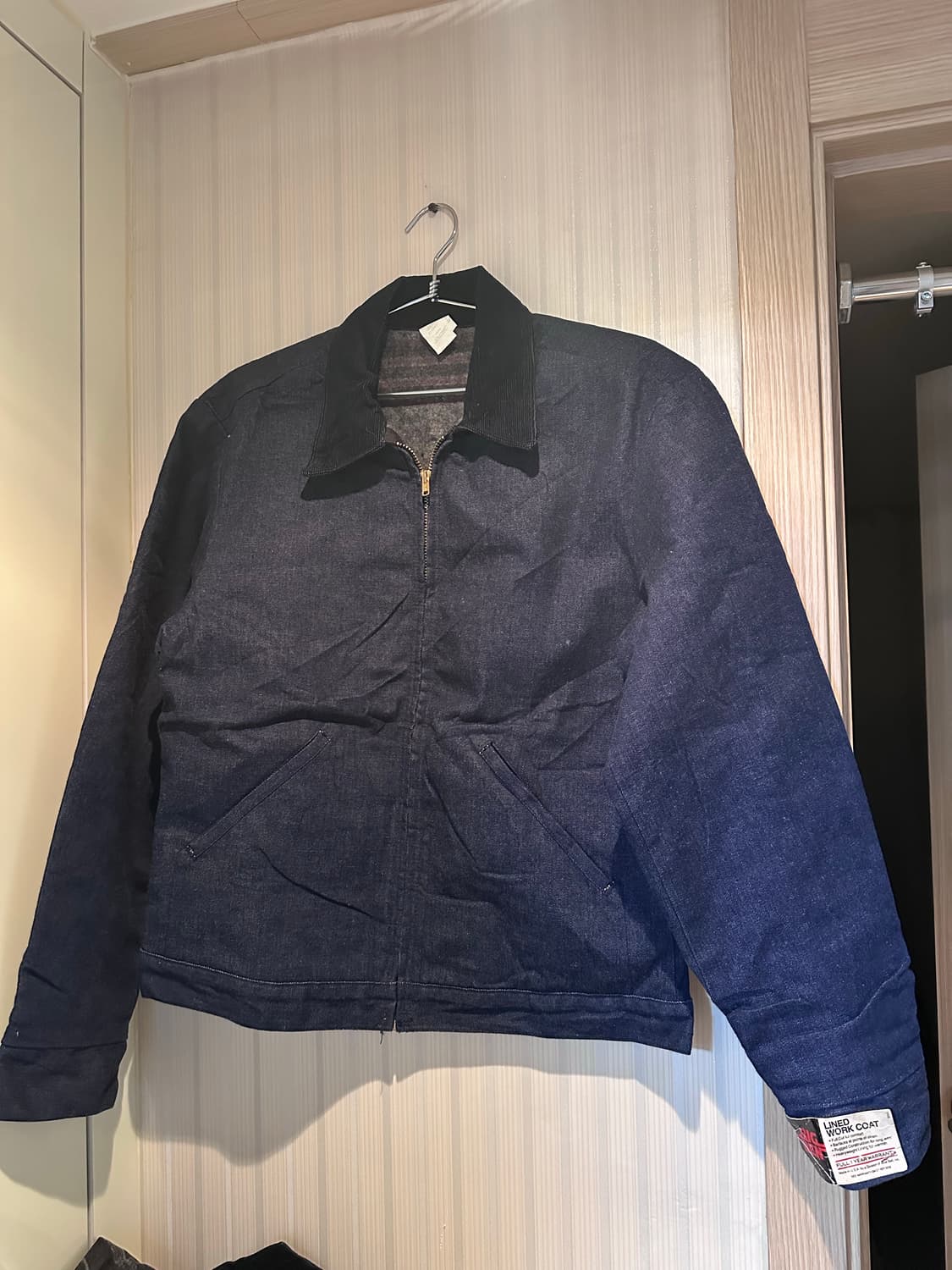 70s 데드스탁 랭글러 wrangler사의 데님 워크자켓 상품이미지1