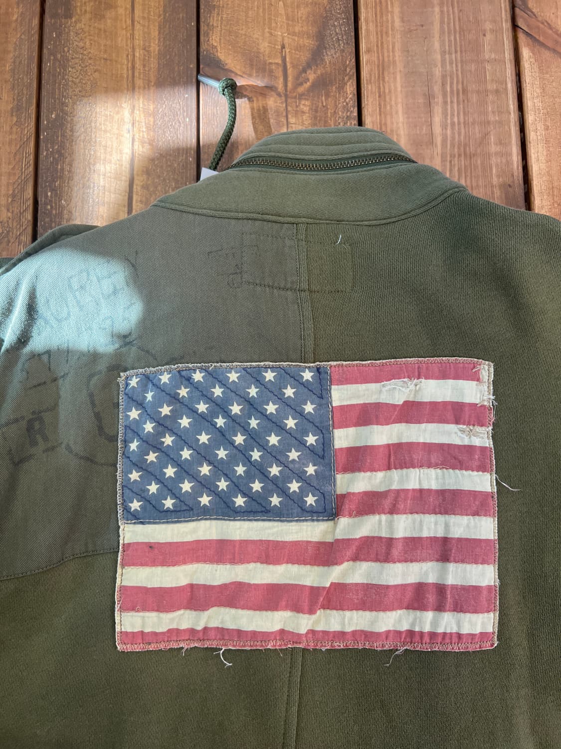 폴로 카키 패치 포켓 집업 상품이미지8