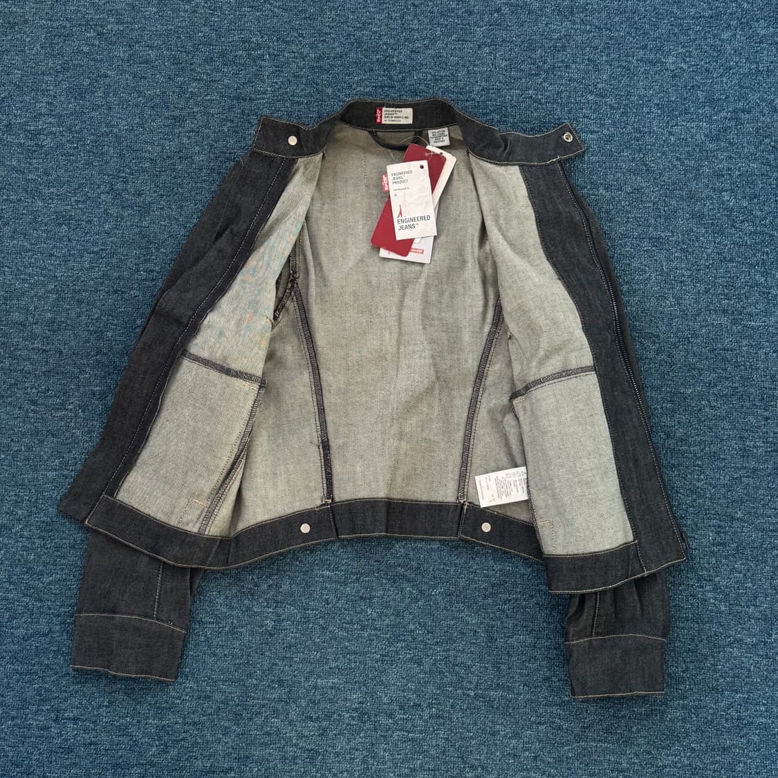 리바이스 엔지니어드 진스 여성 데님자켓 S (새상품) 상품이미지4