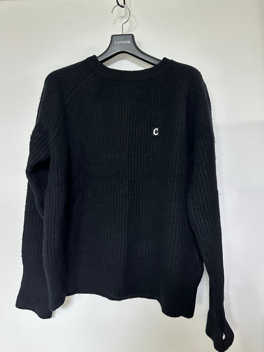 커버낫 검정색 니트 L사이즈 상품이미지1