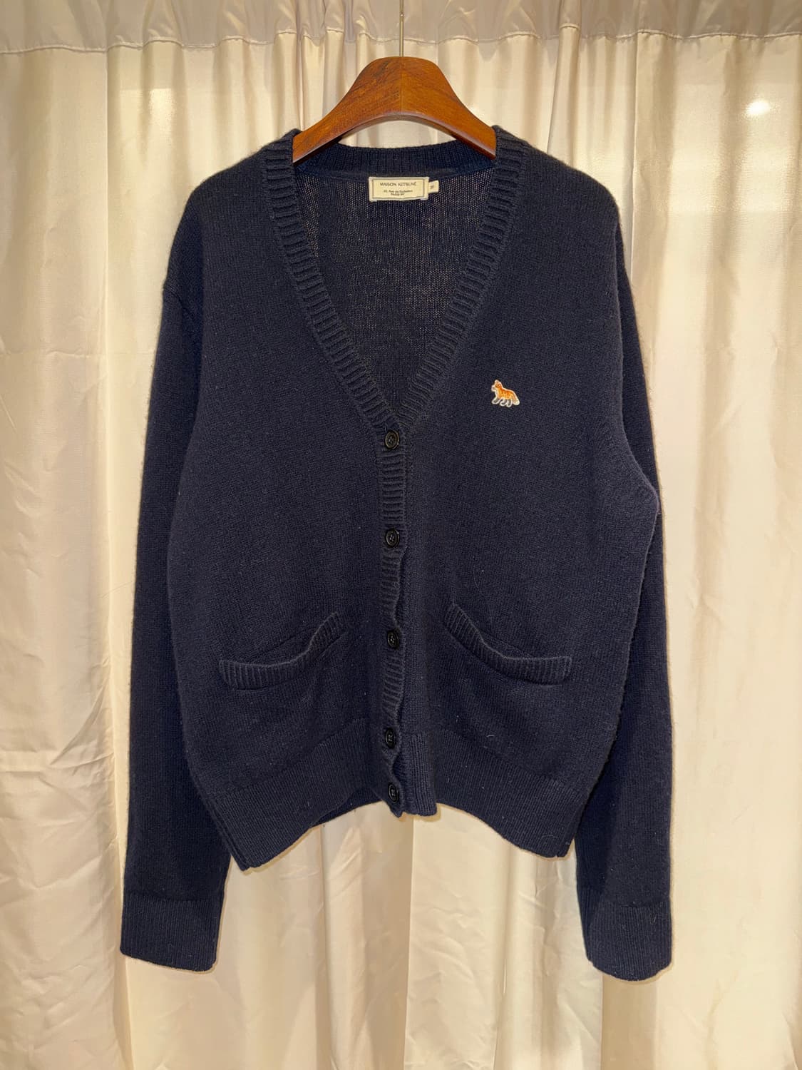 메종 키츠네 베이비 폭스 패치 가디건 상품이미지1