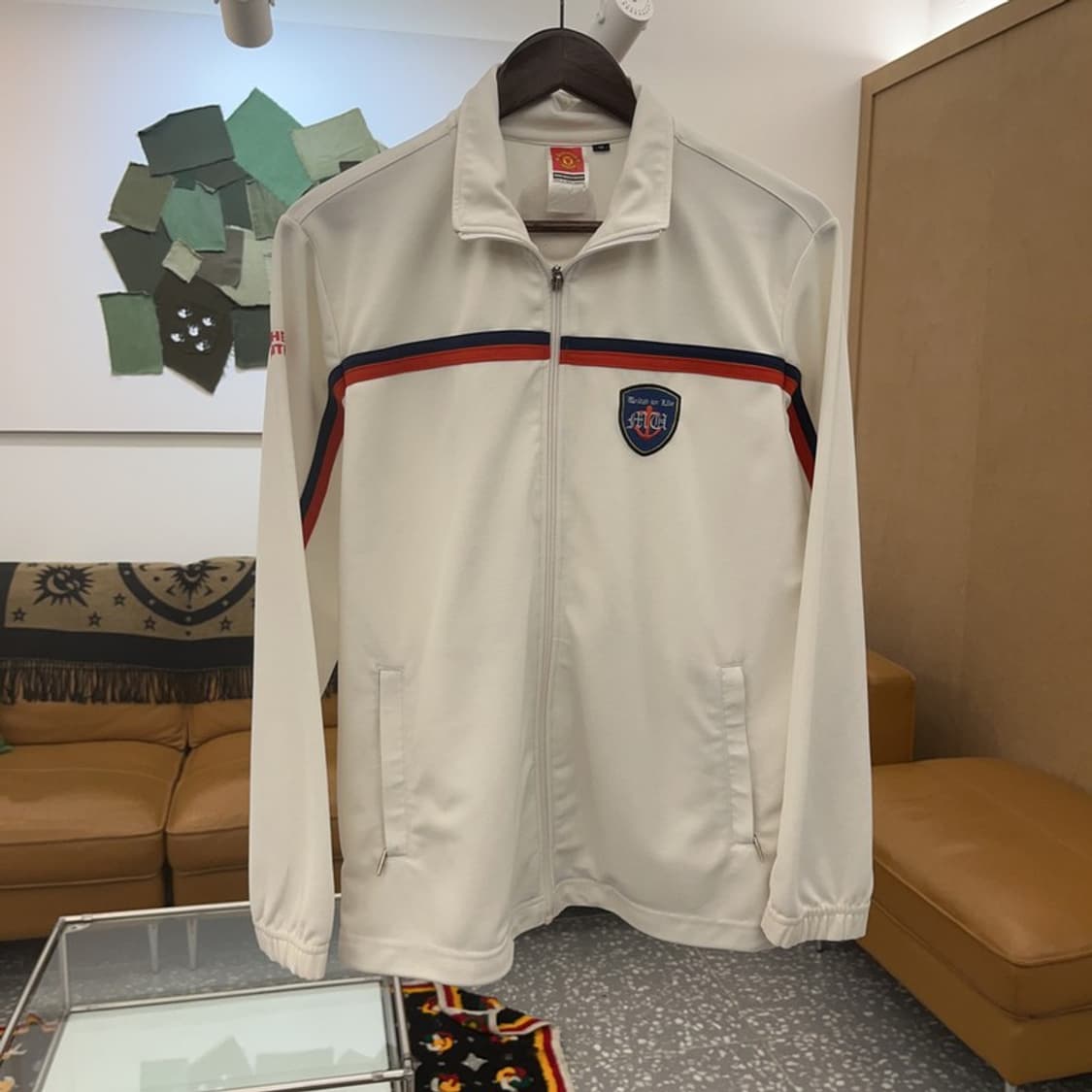 맨체스터 유나이티드 희귀 축구 트랙탑 져지 집업 M C06639 상품이미지3