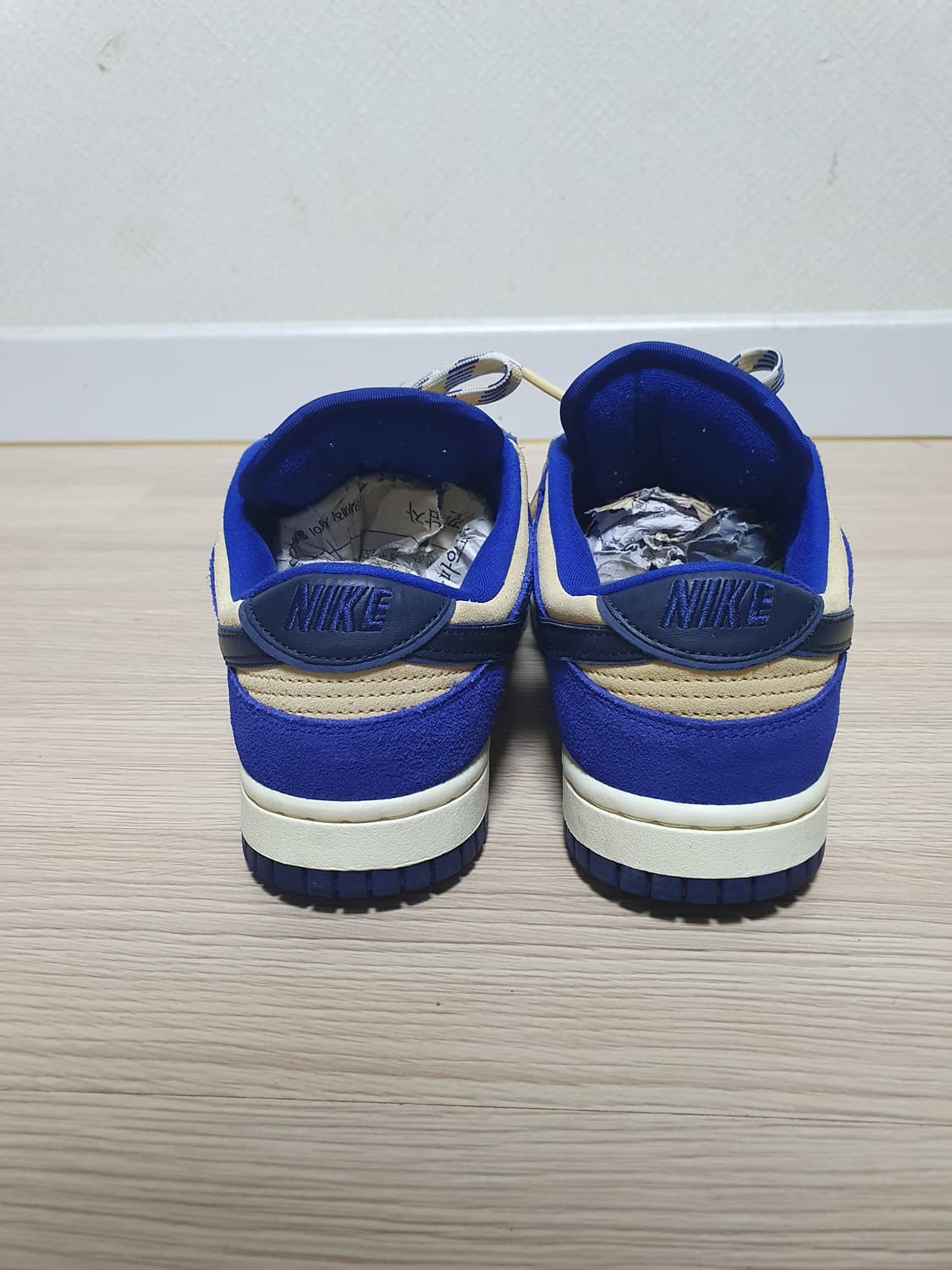 나이키 덩크로우 LX 블루 스웨이드 240 상품이미지5