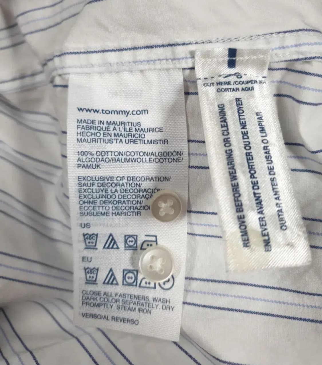 타미힐피거 남자 셔츠남방.  싸이즈 95 상품이미지6