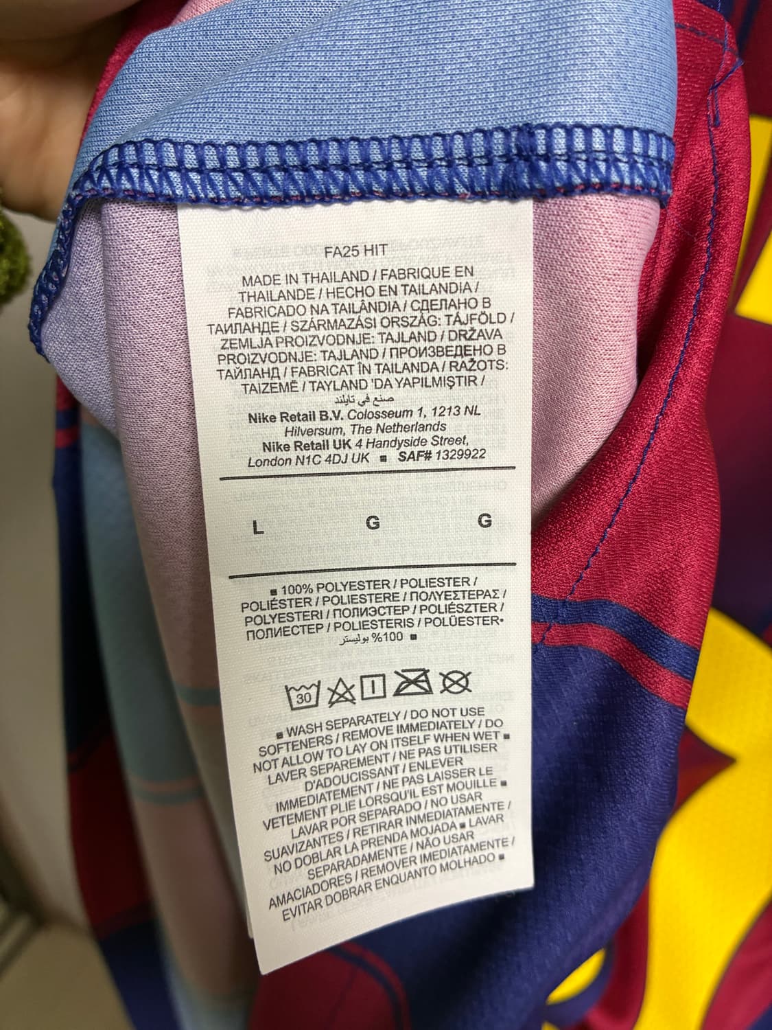 나이키 바르셀로나 25-26 홈 레플리카 유럽L 새제품 상품이미지8