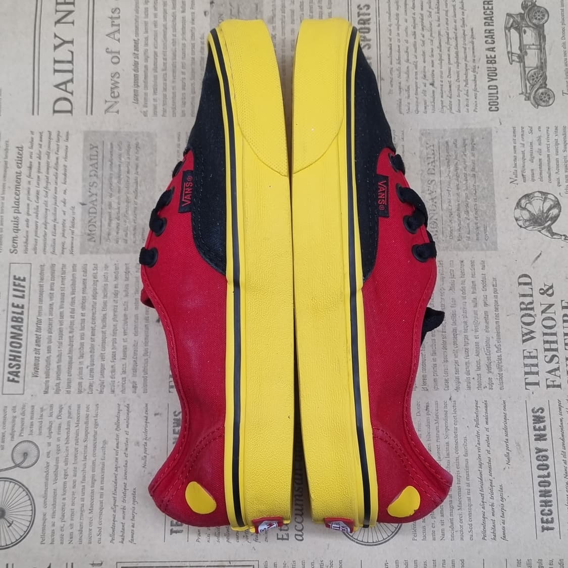 반스x디즈니 미키마우스 여성스니커즈240  상품이미지5