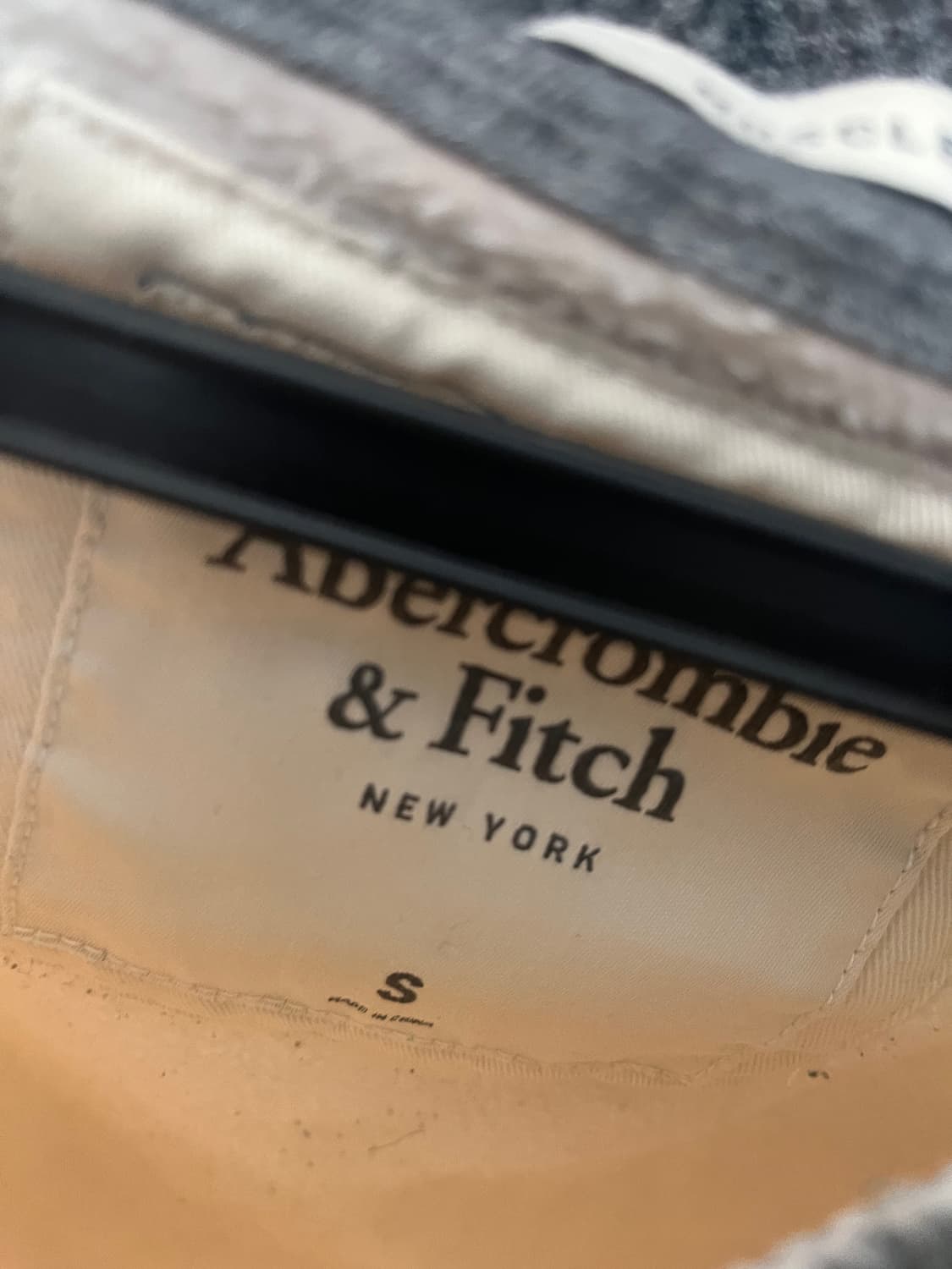 극희귀 아베크롬비 스펠로고 화이트 후드티 [S] 상품이미지4