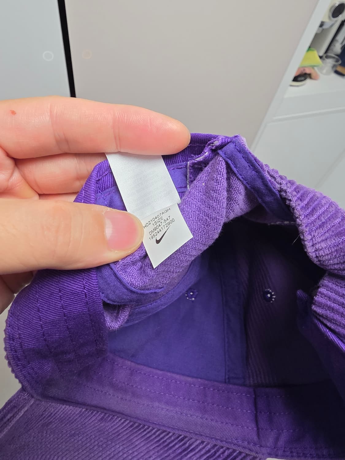 슈프림 x 나이키 아크 코듀로이 6-패널 캡 퍼플 - 22SS 상품이미지6