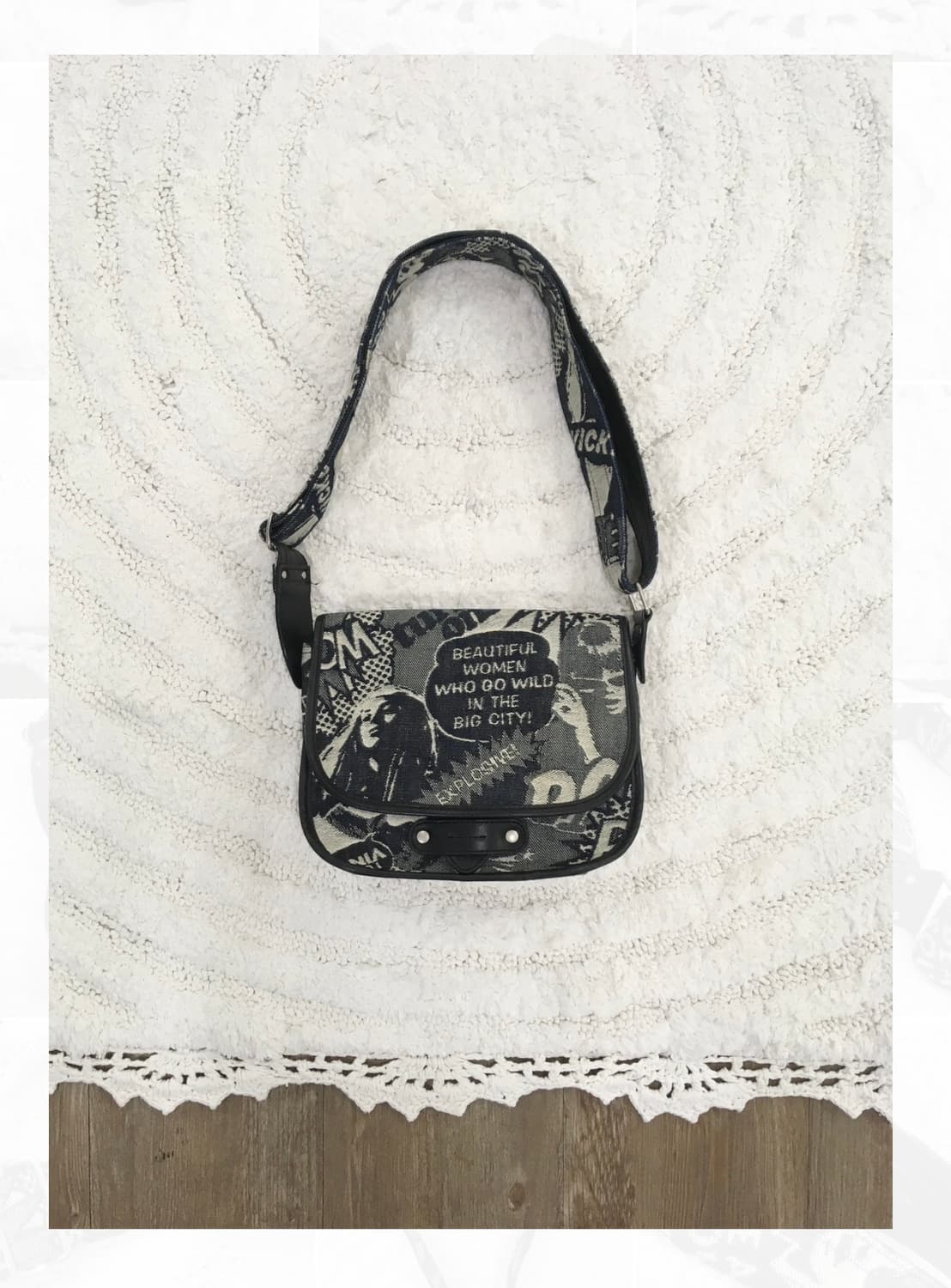 히스테릭글래머 데님 크로스/숄더 2way bag 상품이미지1