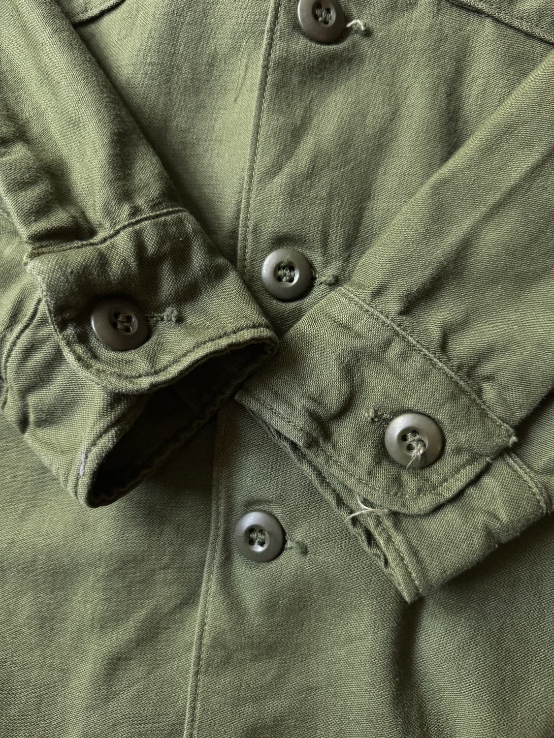 [M]60's 오리지널 U.S ARMY OG-107 밀리터리 셔츠 상품이미지4