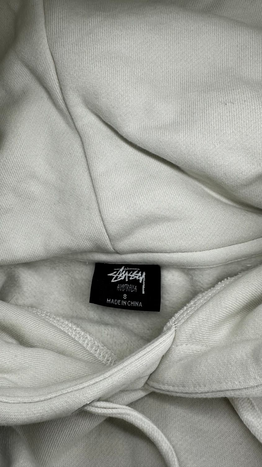 스투시 화이트 후드티 L 상품이미지3