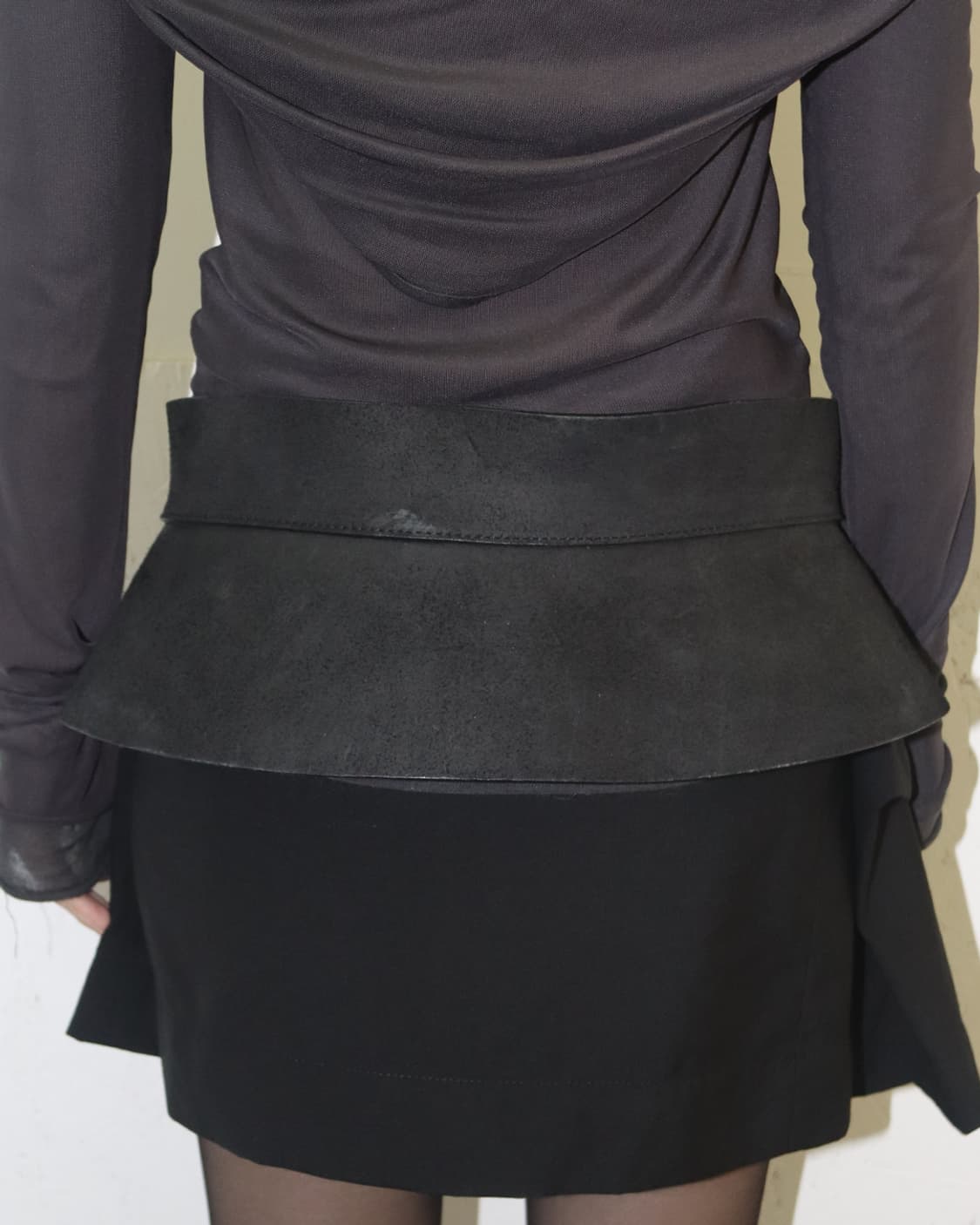 릭 오웬스 10AW “GLEAM” 레더 힙 벨트 상품이미지2