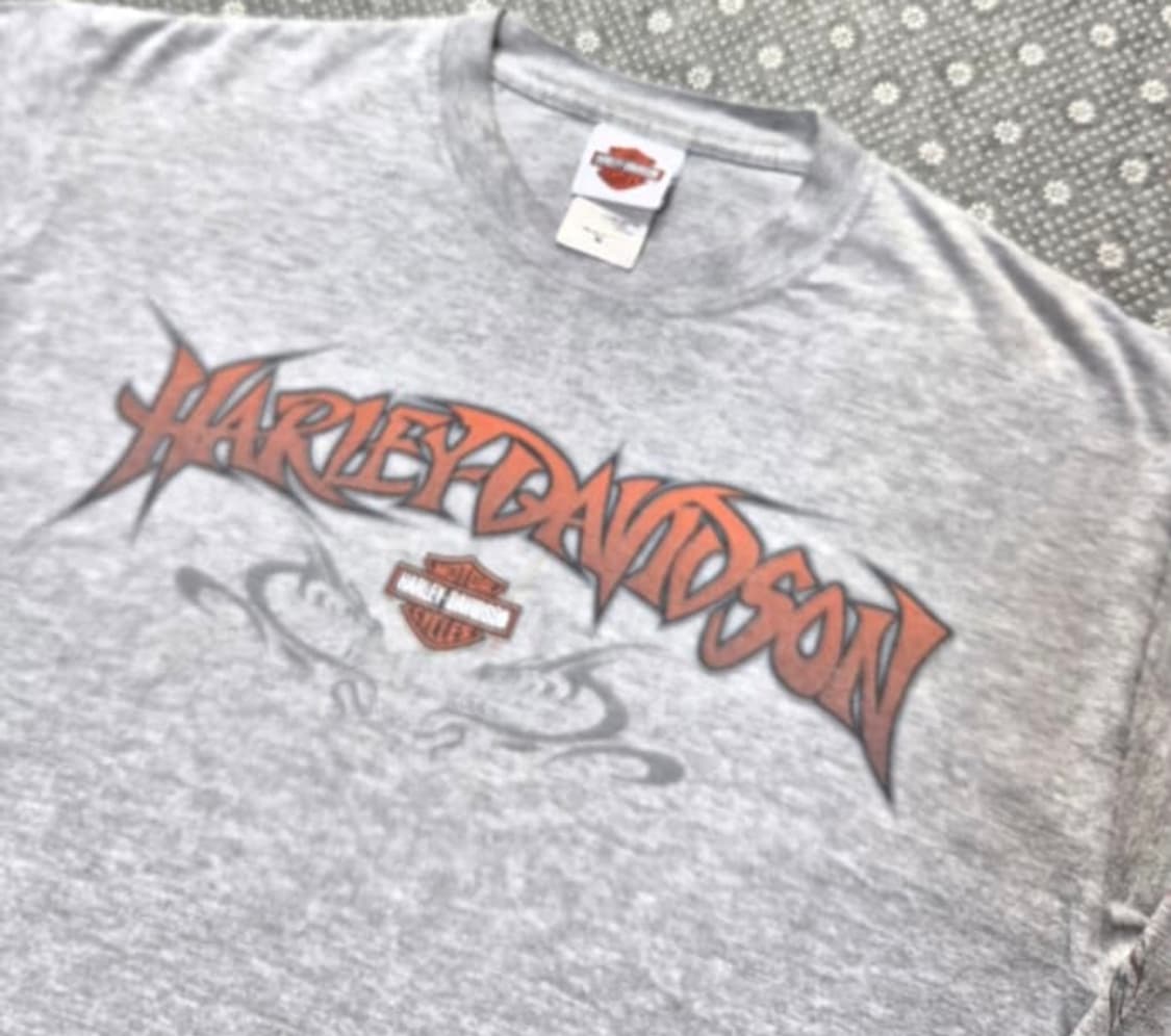 [M]00s Made US Made 할리데이비슨 슬리브 -4 상품이미지2