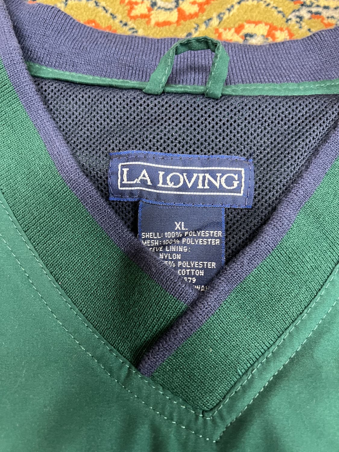 [XL] LA Loving 터키스토어 그린 브이넥 올드스쿨 맨투맨 상품이미지5