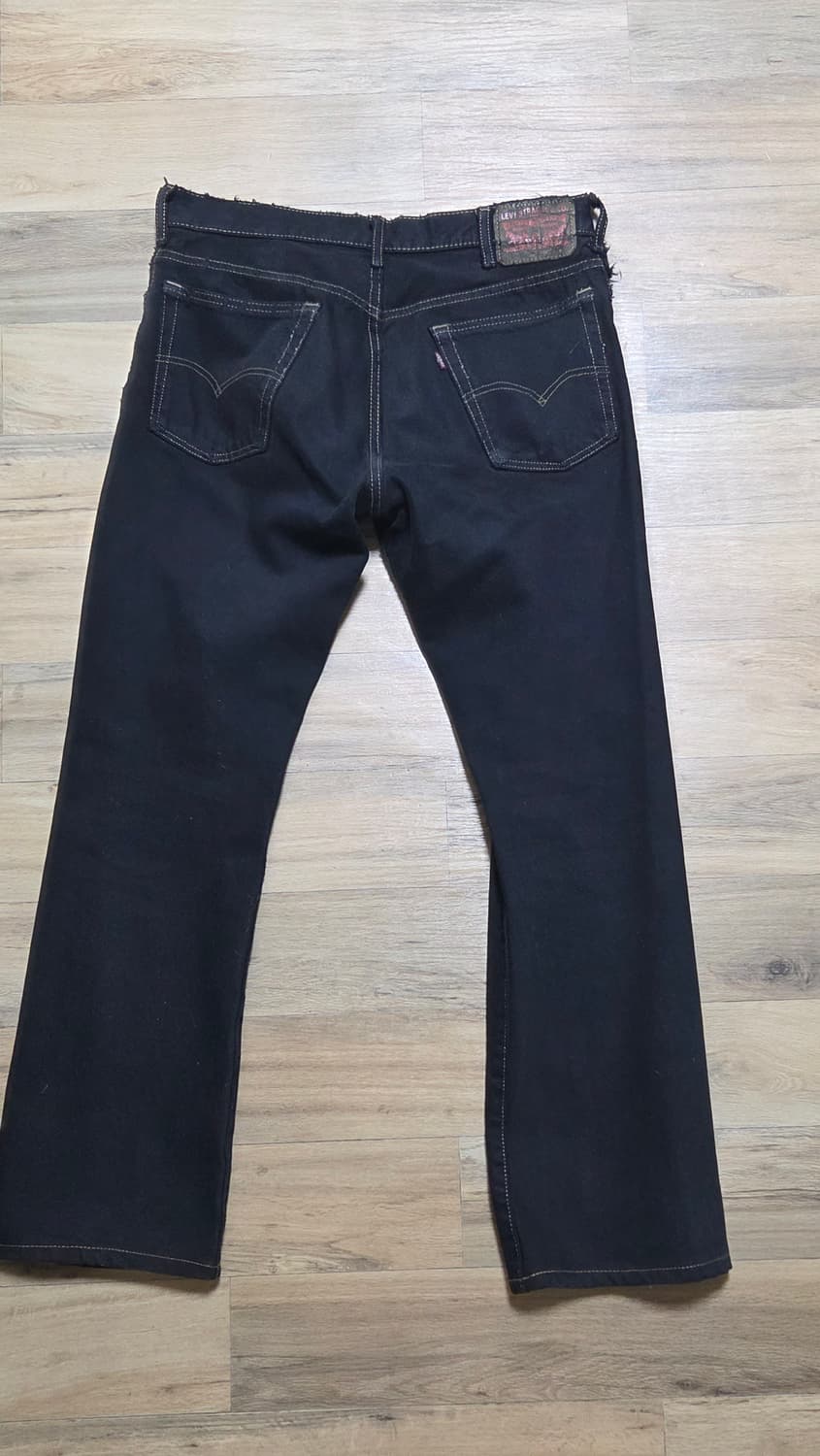 Vintage 빈티지 LEVIS 리바이스 517 블랙 부츠컷 33 상품이미지9