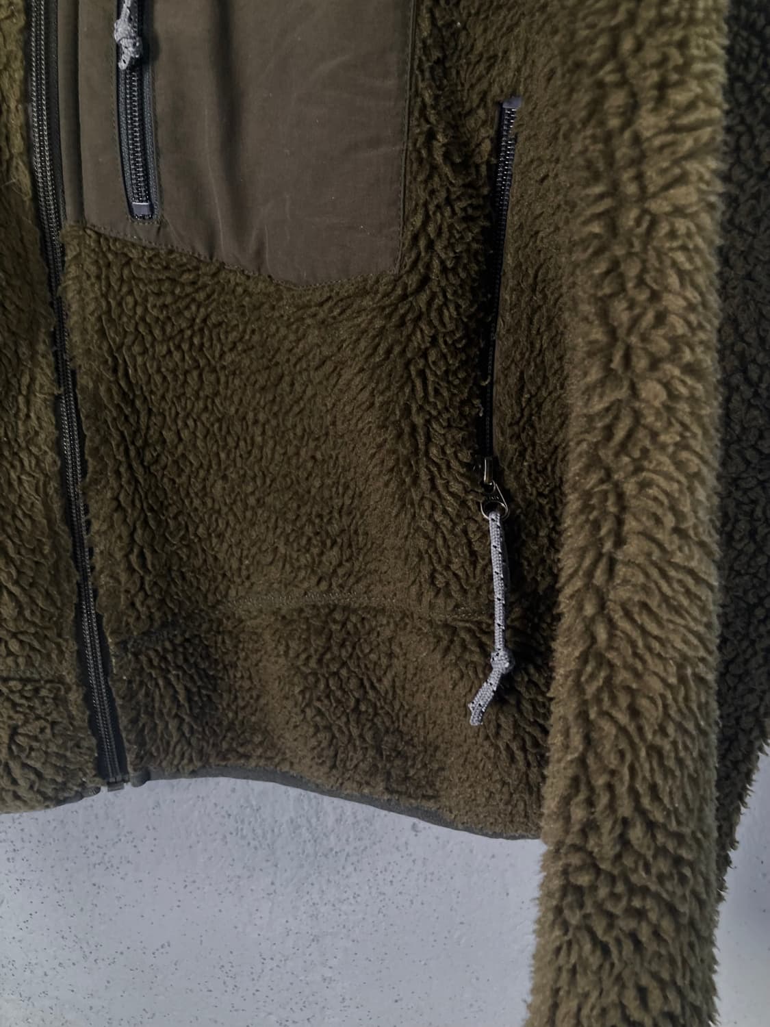 90's USA) 파타고니아 레트로-x 자켓 올리브카키 (S) 상품이미지3